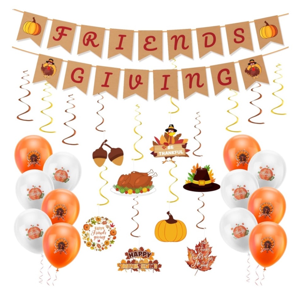 Friendsgiving Party Decorations Set